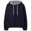Joules Lil Raglan Hooded Sweatshirt - French Navy