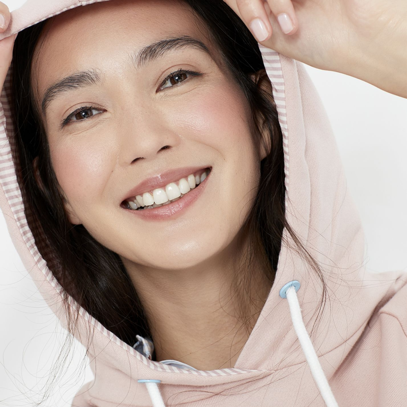 Joules Lil Raglan Hooded Sweatshirt - Pink-4