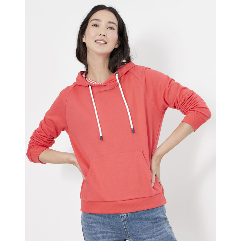 Joules Lil Raglan Hooded Sweatshirt - Red-1