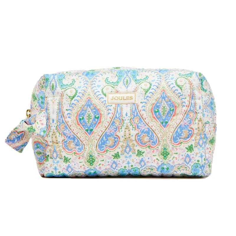 Joules Lillia Cotton Wash Bag - Multi Paisley
