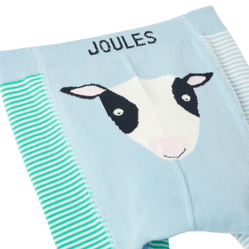 Joules Lively 2 Pack Character Leggings - Sheep Cow-1