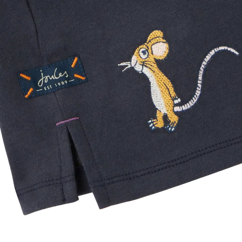Joules Gruffalo Lowell Embroidered T-Shirt - French Navy-2