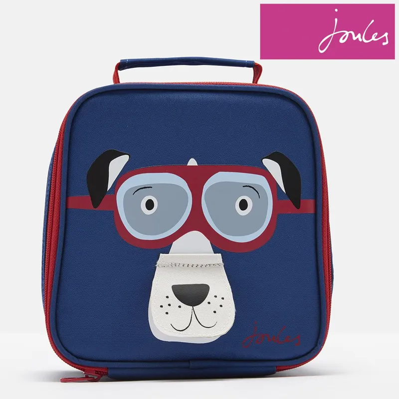 Joules Munch Lunchbag - Dark Blue Dog