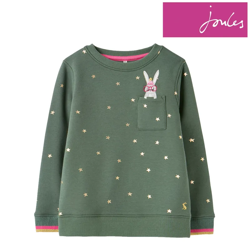 Joules Mackenzie Artwork Sweatshirt - Rabbit