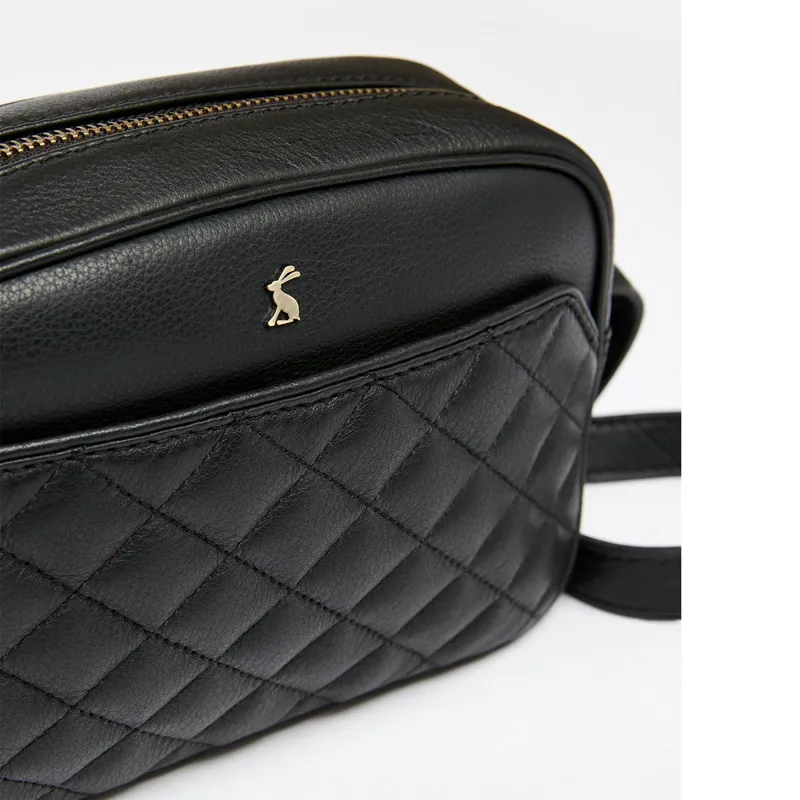 Joules Marslow Leather Camera Bag Black