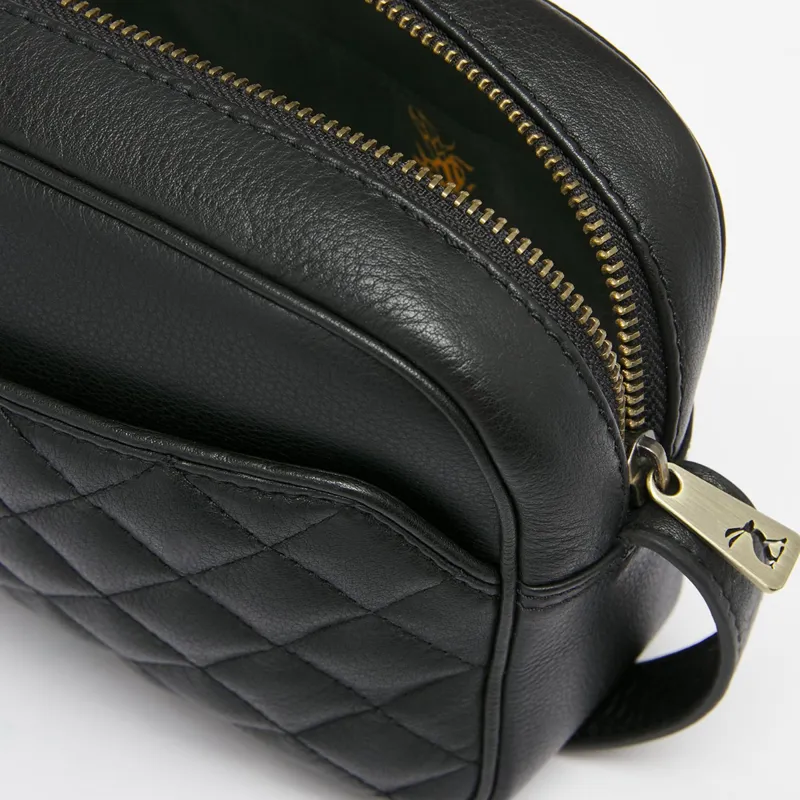 Joules Marslow Leather Camera Bag - Black-1