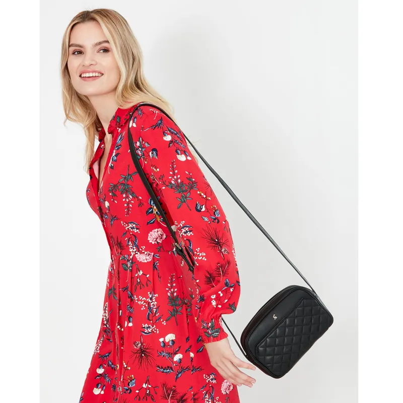 Joules Marslow Leather Camera Bag - Black-2