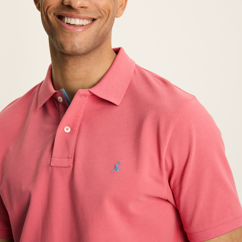 Joules Woody Men's Polo Shirt - Rose-4