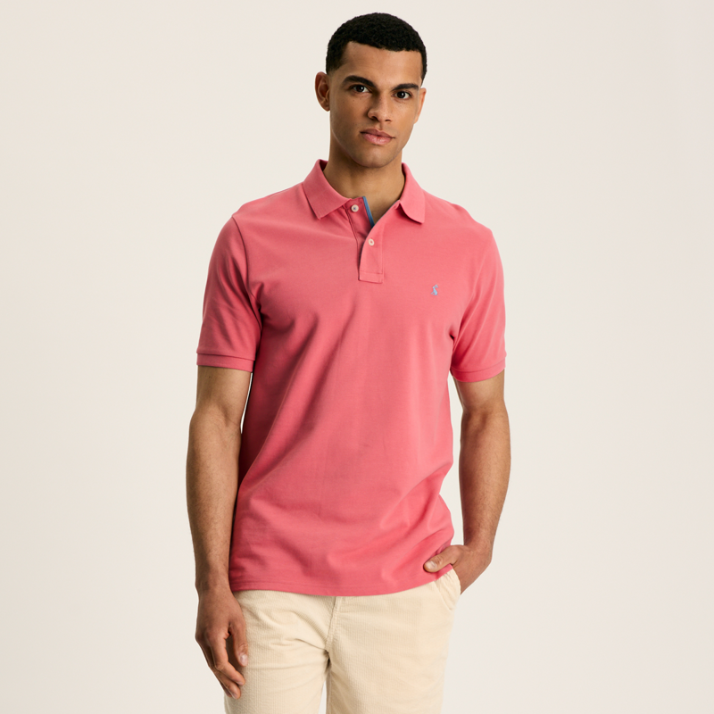 Joules Woody Men's Polo Shirt - Rose-1