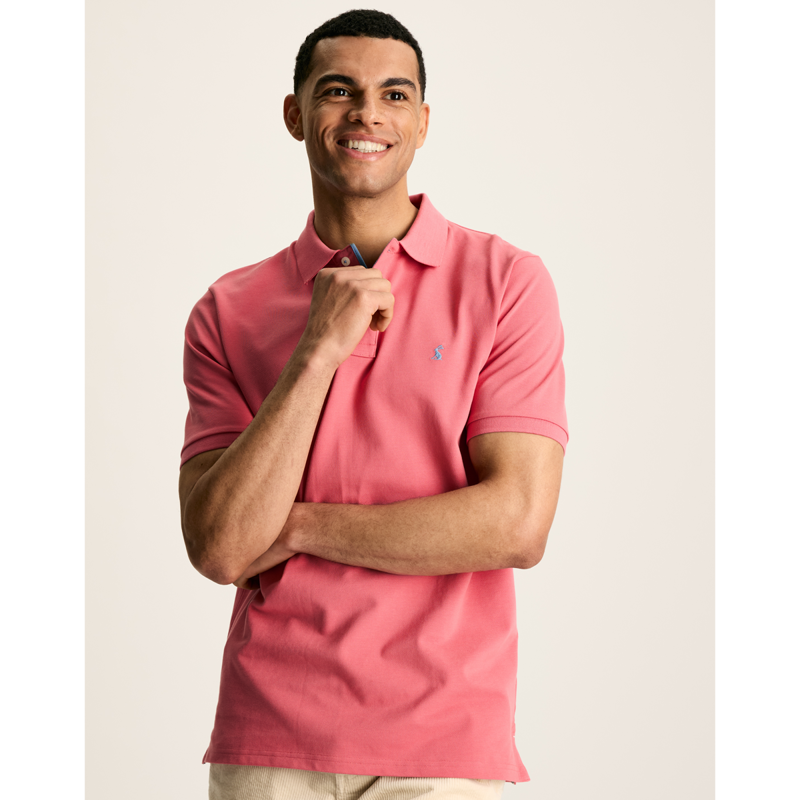 Joules Woody Men's Polo Shirt - Rose-2