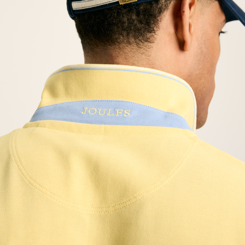 Joules Woody Men's Polo Shirt - Pale Yellow-5