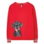 Joules Miranda Intarsia Crew Neck Jumper - Red