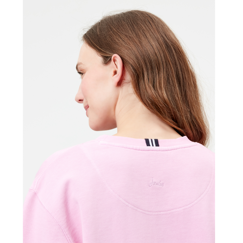 Joules Monique Crew Neck Sweatshirt - Light Pink-3