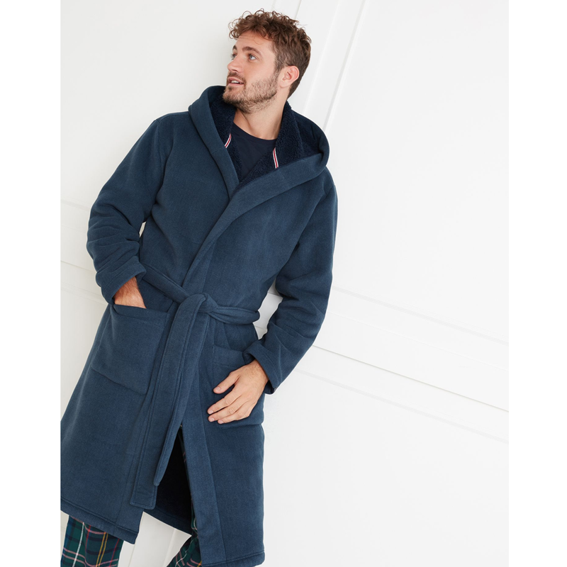 Joules Montague Dressing Gown - Blue Gem-4