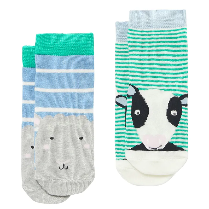 Joules Neat feet Character Socks - Sheep Cow