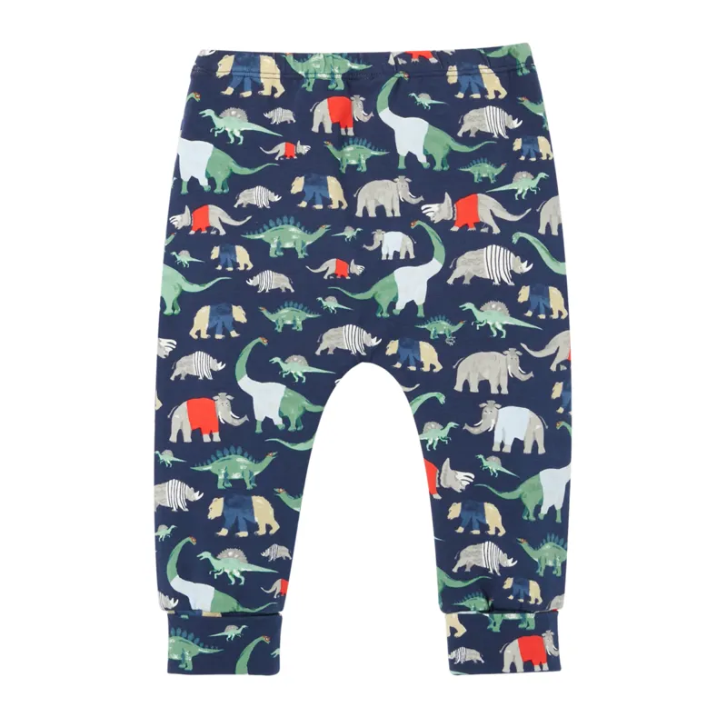 Joules Payton Cotton Leggings - Blue Dino-1