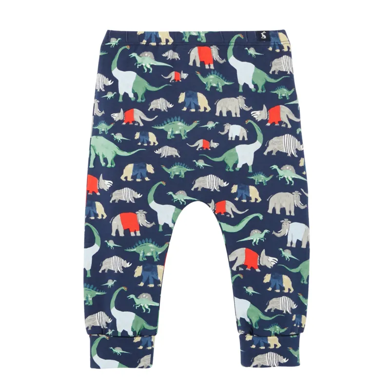 Joules Payton Cotton Leggings - Blue Dino