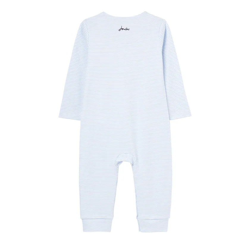Joules Peter Rabbit Gracie Babygrow - Light Blue Stripe-1