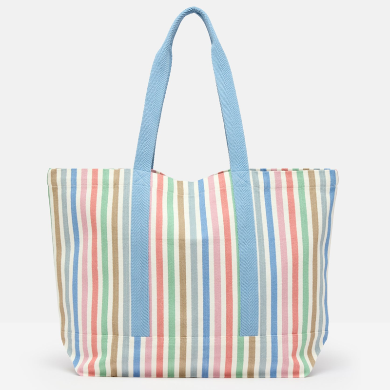 Joules Promenade Beach Bag - Multi Stripe-2
