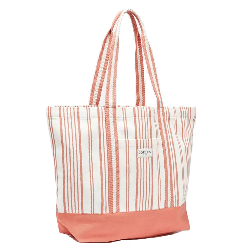 Joules Promenade Beach Bag - Red Stripe