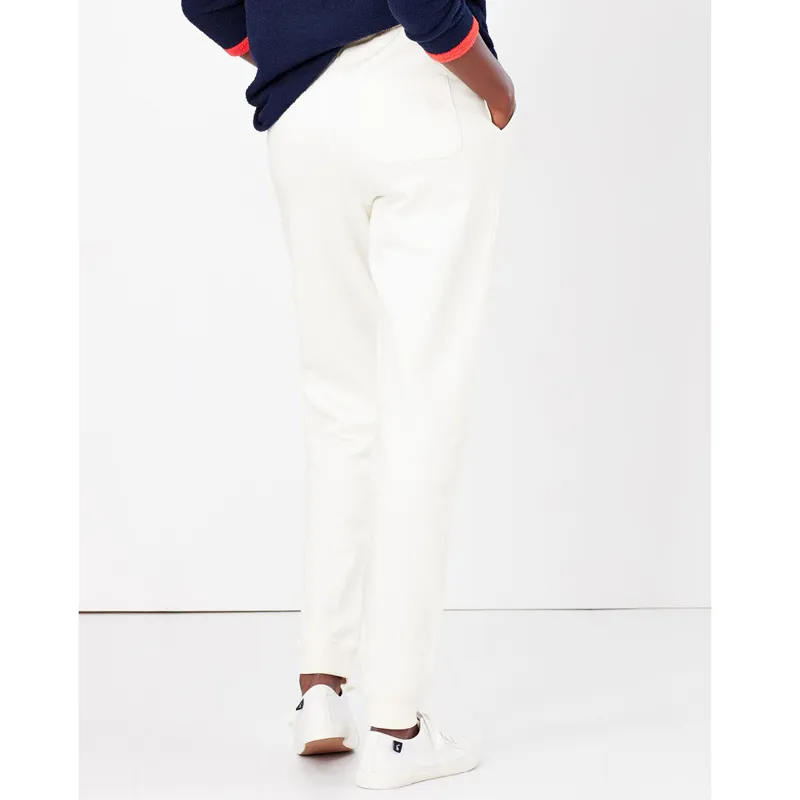 Joules Sinead Cuffed Jersey Joggers - Cream-2