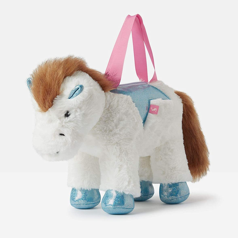 Joules Sparkle Character Horse Bag - Cream Horse-1