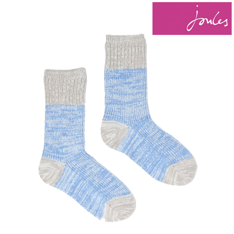 Joules Short Trussell Boot Socks - Grey Marl