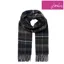 Joules Tytherton Wool Checked Scarf - Green Navy Check