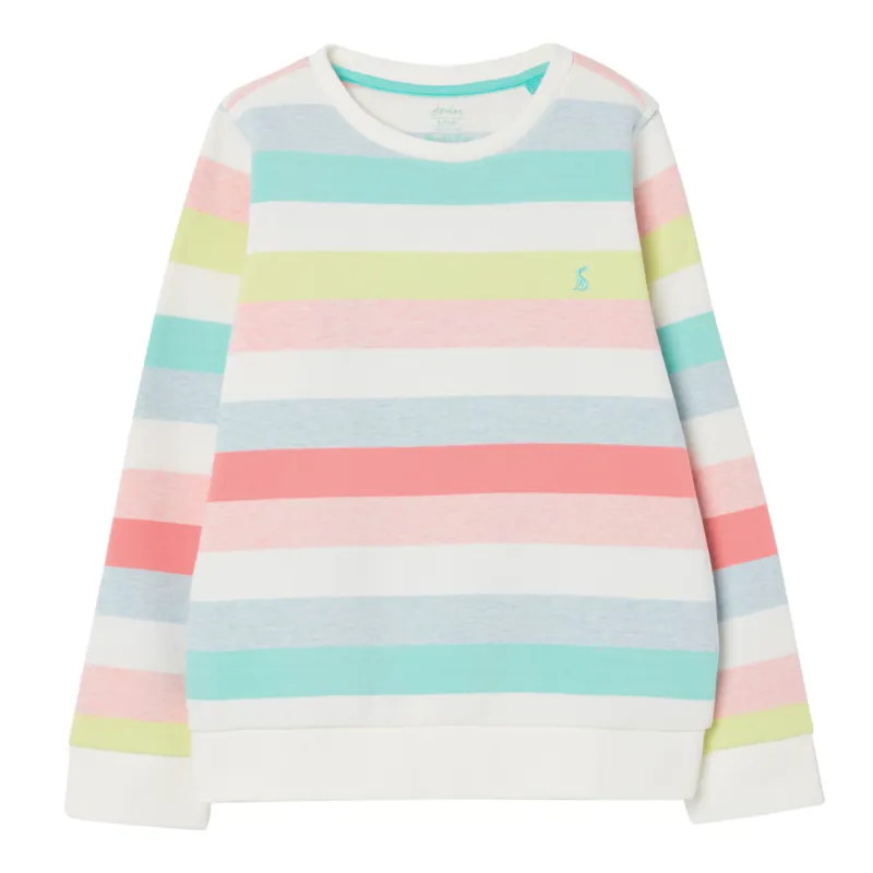 Joules Ventura Crew Neck Sweatshirt - Multi Marl Stripe