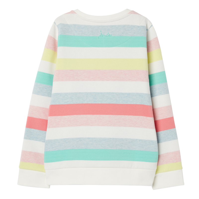 Joules Ventura Crew Neck Sweatshirt - Multi Marl Stripe-1