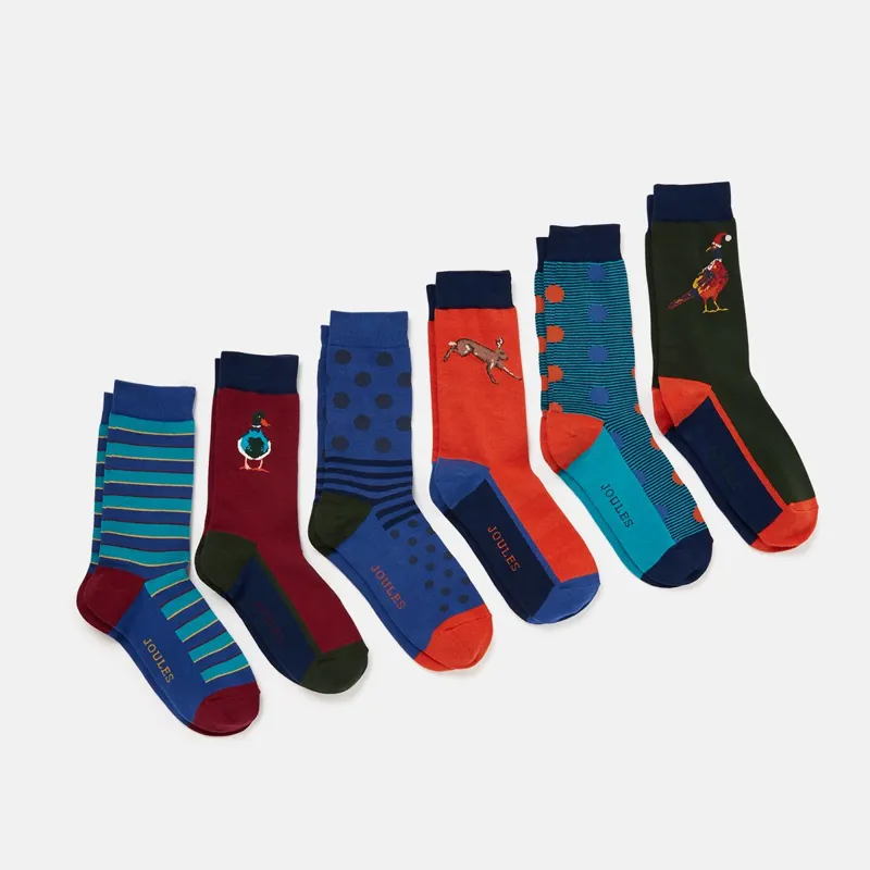 Joules 12 Days Of Christmas 12 Pack Socks-1