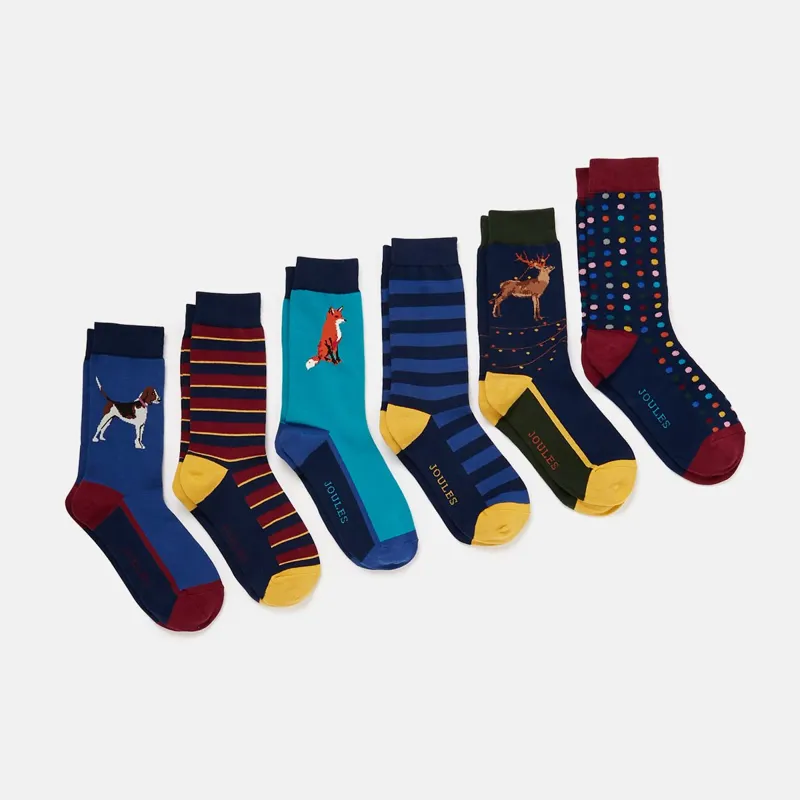 Joules 12 Days Of Christmas 12 Pack Socks-2