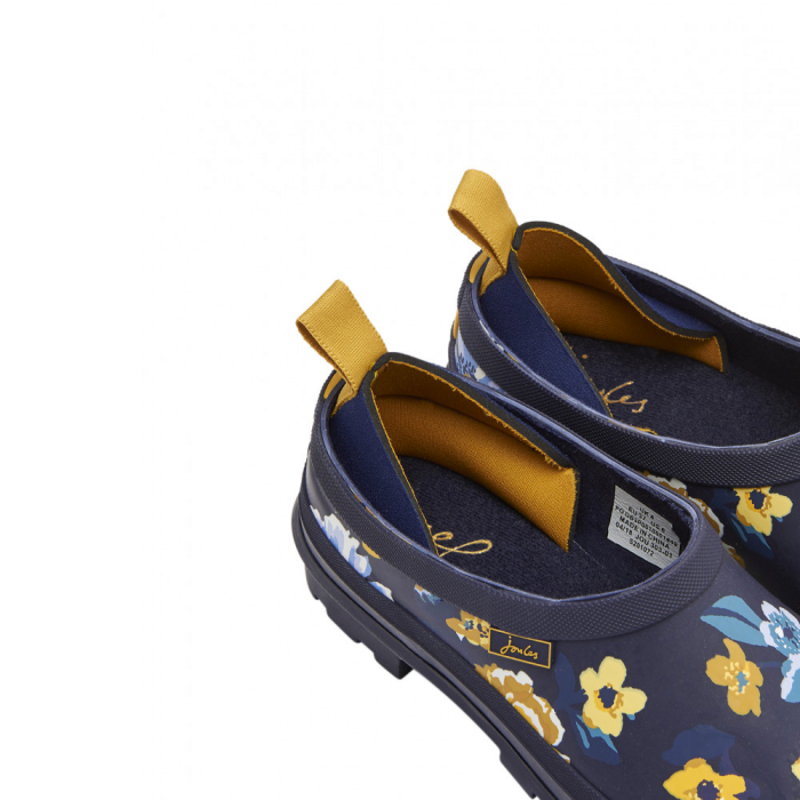 Joules Pop On Welly Clogs - Navy Botanical-2