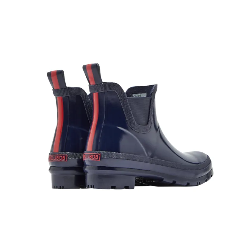 Joules Glossy Wellibobs - French Navy-1