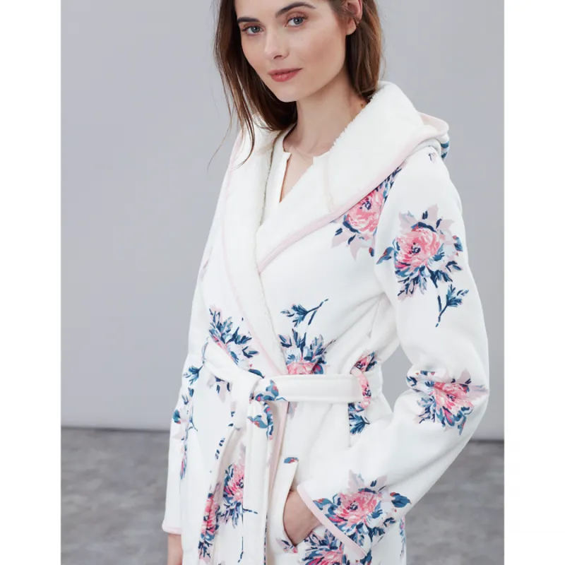 Joules Ida Jersey Fleece Lined Dressing Gown-4