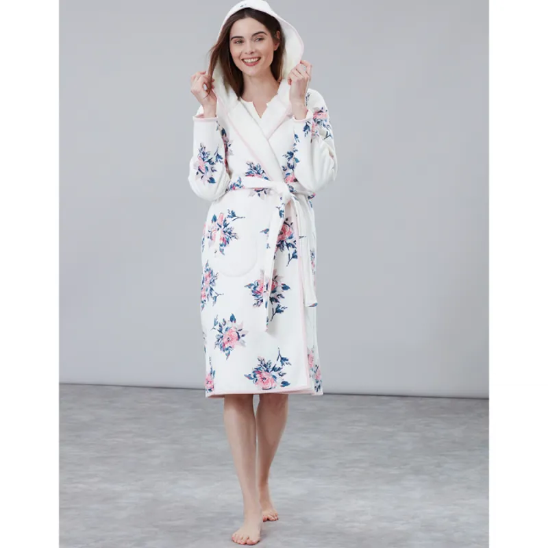 Joules Ida Jersey Fleece Lined Dressing Gown-3