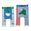 Joules Lively Leggings 2 Pack - Multi Dinosaur Stripe