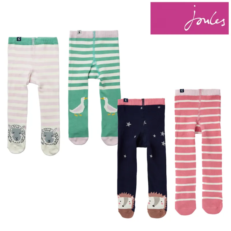 Joules Baby Anikins 2 Pack Tights - Multi Sheep Duck-1