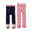Joules Anikins Character Tights  - Navy Pink Hedgehog