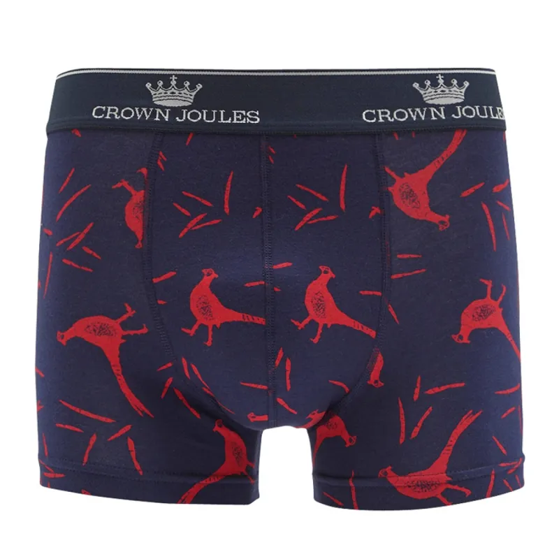 Joules Crown Joules Boxer Shorts - Navy Pheasants