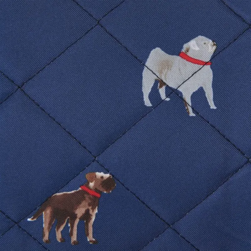 Joules Picnic Rucksack - Blue Dogs-1