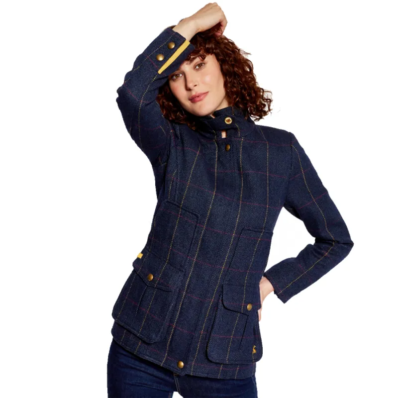 Joules Fieldcoat Ladies Tweed Coat (Z)