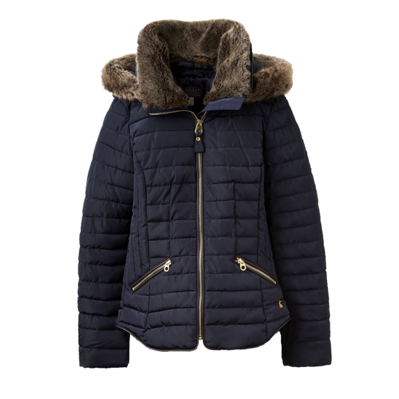 Joules Gosling Ladies Padded Jacket Z - Marine Navy-1