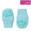 Joules Paws Pawprint Knitted Mittens - Blue