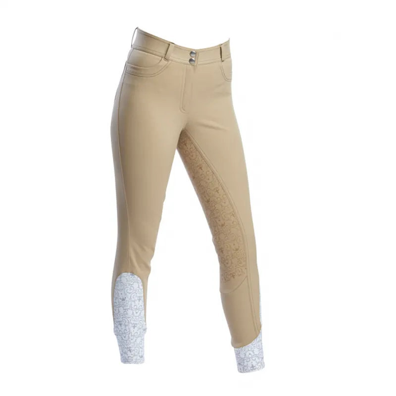 Just Togs Valentina Ladies Breeches - Beige-1