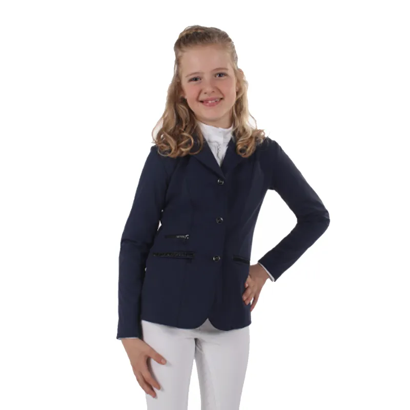 QHP Junior Juliet Competition Jacket - Blue