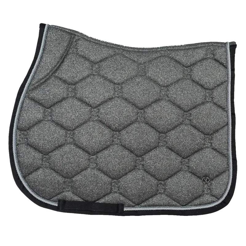PS of Sweden Stardust Jump Saddle Pad - Gun Metal