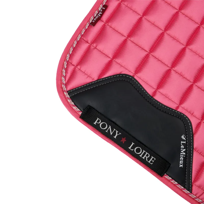 LeMieux Junior Loire Dressage Square - Watermelon-3