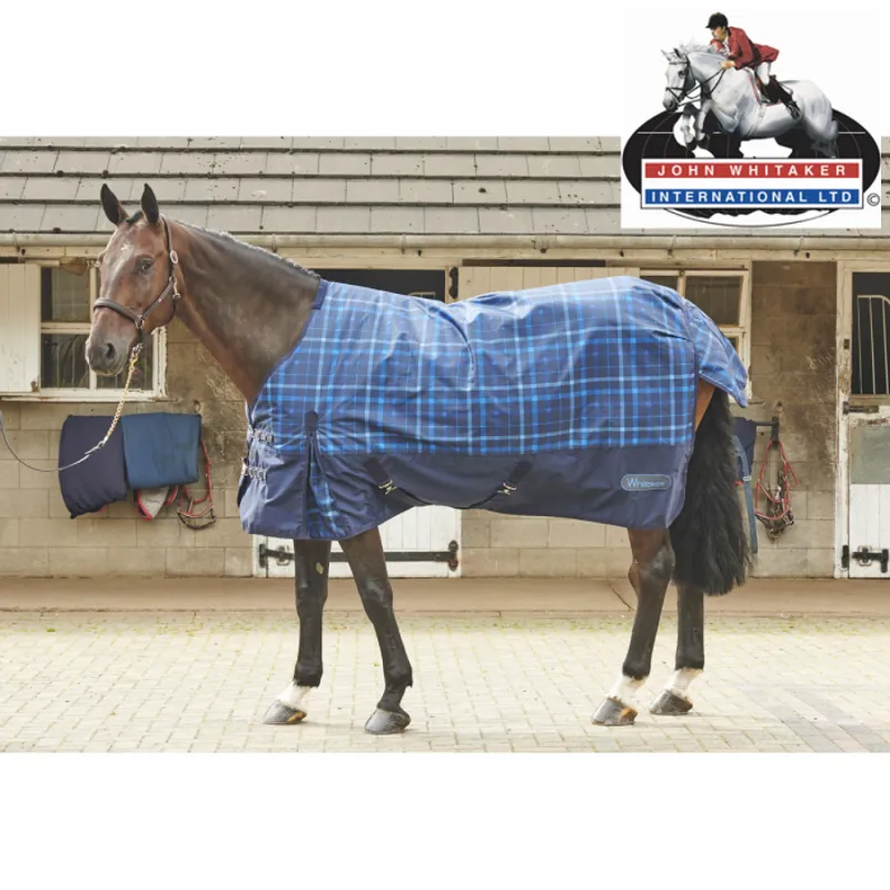 John Whitaker Menston 200g  Mediumweight Turnout Rug V3 - Navy/Blue 