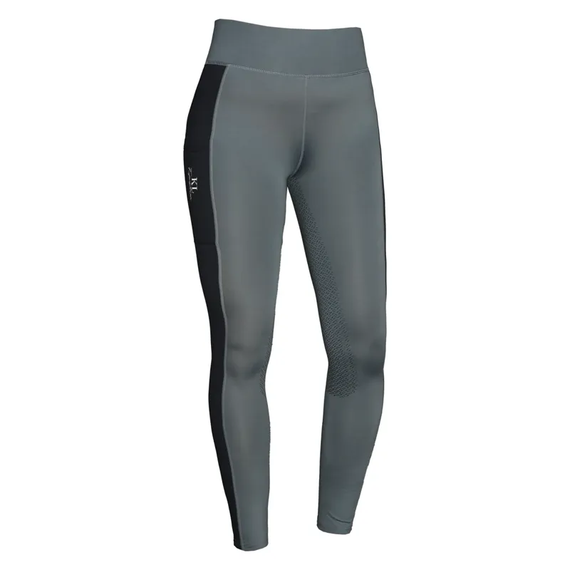 Kingsland KLkarina W F-Tec F-Grip Tights - Blue Stormy Weather